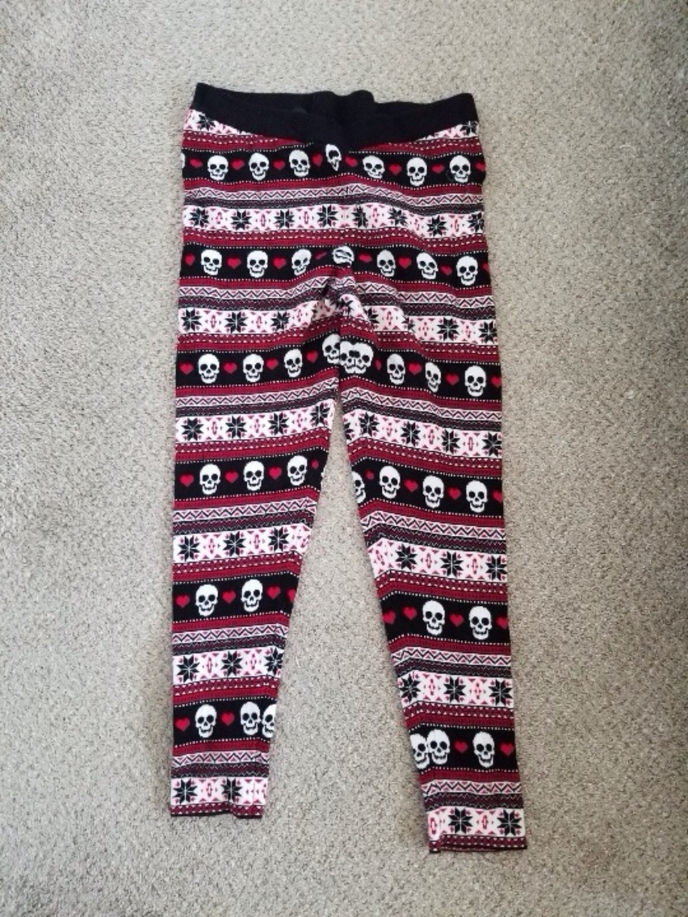 Torrid skull heart thick sweater leggings - Picture 8 of 13